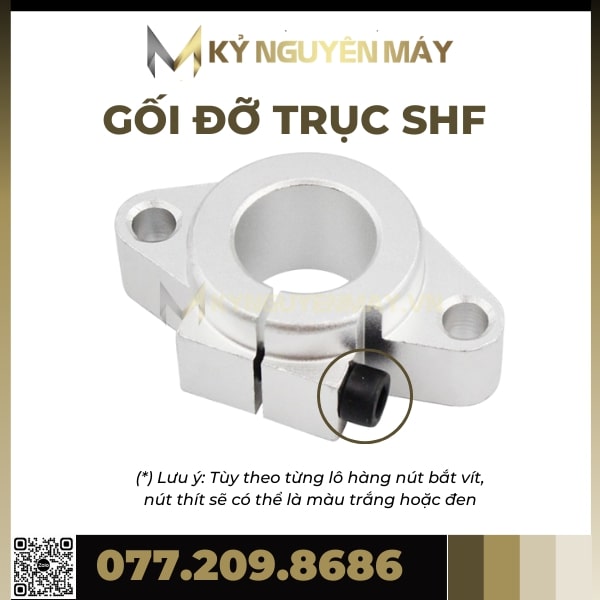 Gối đỡ trục tròn SHF | SHF12, SHF16, SHF20, SHF25, SHF30