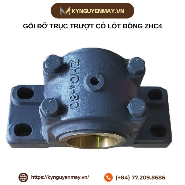 Gối đỡ trục trượt có lót đồng ZHC4