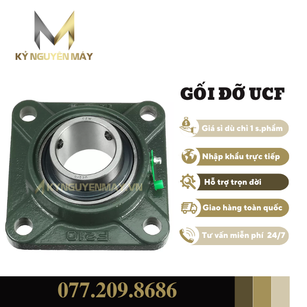 Gối đỡ trục tròn UCF