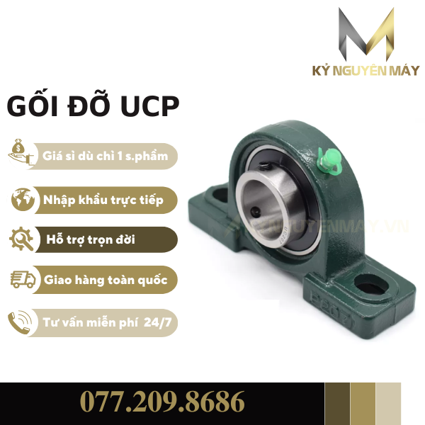 Gối đỡ trục tròn UCP