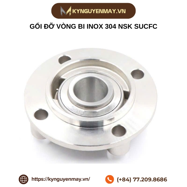 Gối đỡ vòng bi inox 304 NSK SUCFC