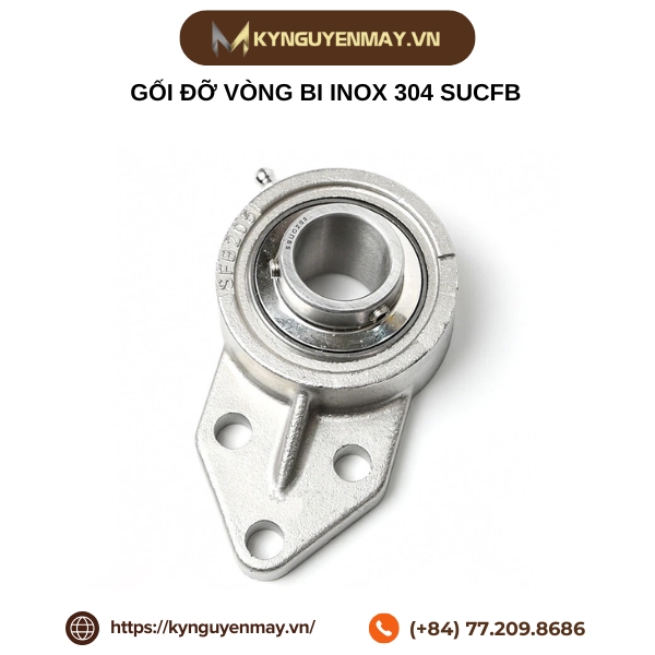 Gối đỡ vòng bi inox 304 SUCFB