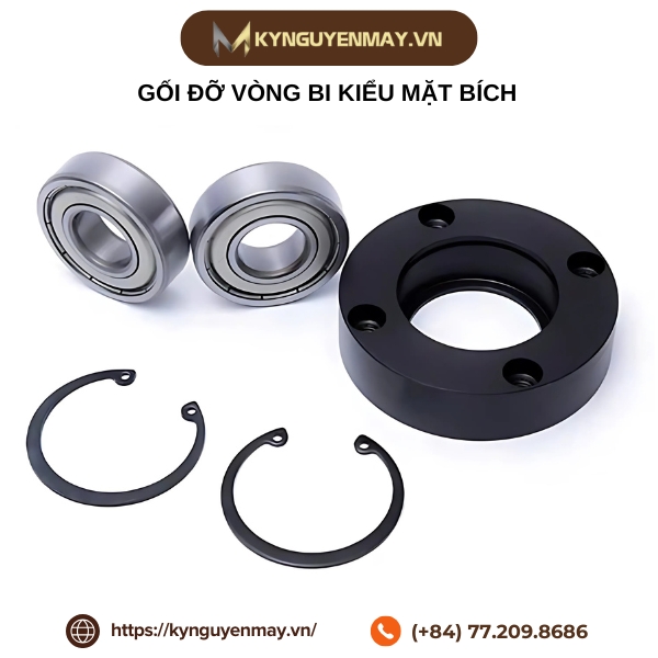 Gối đỡ vòng bi kiểu mặt bích