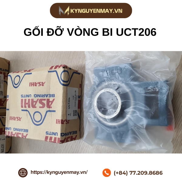 Gối đỡ vòng bi ASAHI UCT206