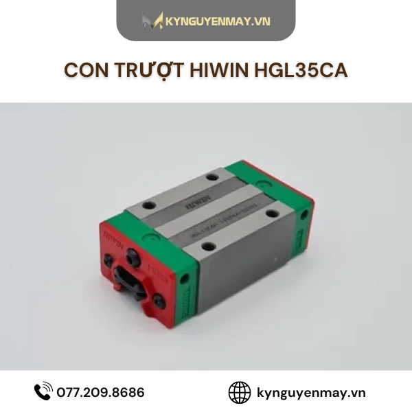 Con trượt HIWIN HGL | HhgHGL30CA, HGL35CA, HGL45CA, HGL55CA