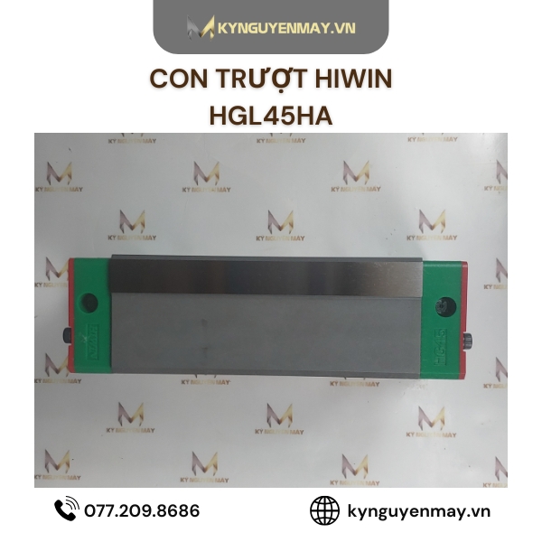 Con trượt HIWIN HGL | HGL25HA, HGL30HA, HGL35HA, HGL45HA, HGL55HA