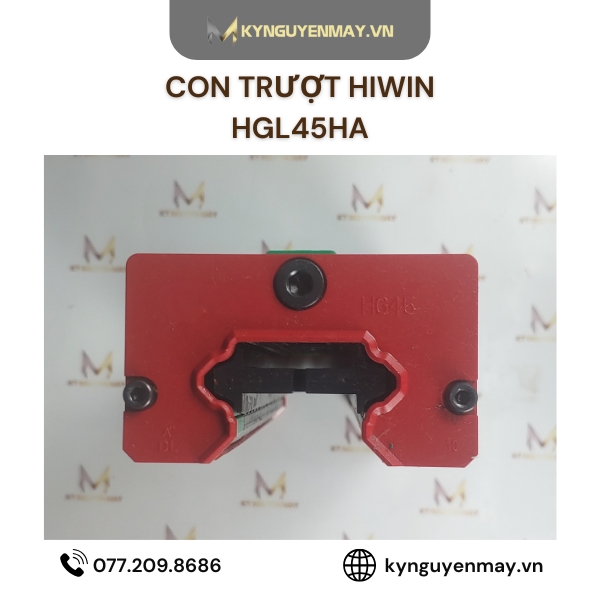 Con trượt HIWIN HGL | HGL25HA, HGL30HA, HGL35HA, HGL45HA, HGL55HA