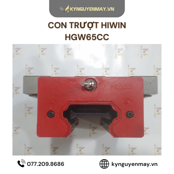 Con trượt HIWIN HGW | HGW15CC, HGW20CC, HGW25CC, HGW35CC, HGW65CC