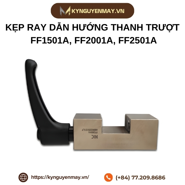 Kẹp ray dẫn hướng thanh trượt FF1501A, FF2001A, FF2501A