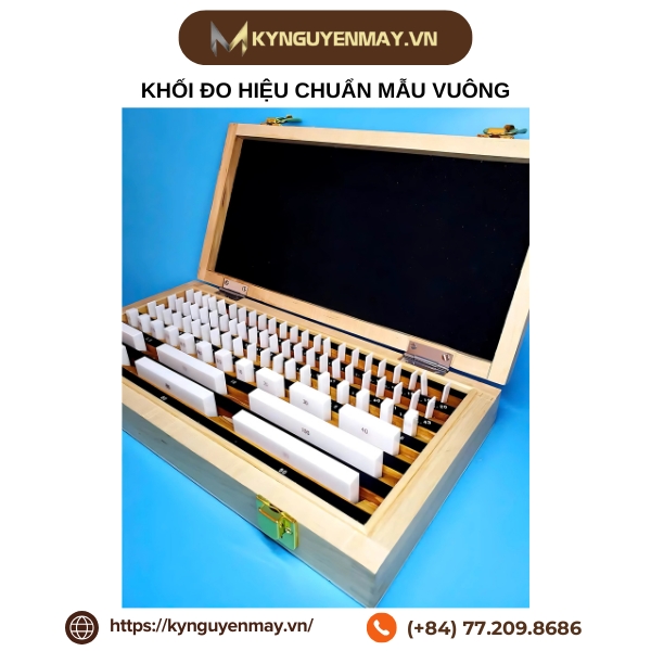 Khối đo hiệu chuẩn mẫu vuông bằng gốm Zirconia