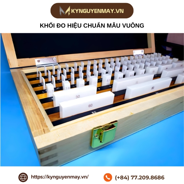 Khối đo hiệu chuẩn mẫu vuông bằng gốm Zirconia