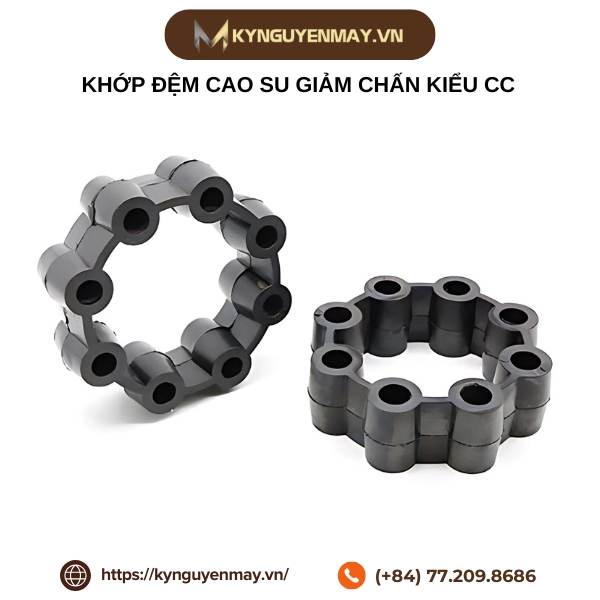 Khớp đệm cao su giảm chấn kiểu CC
