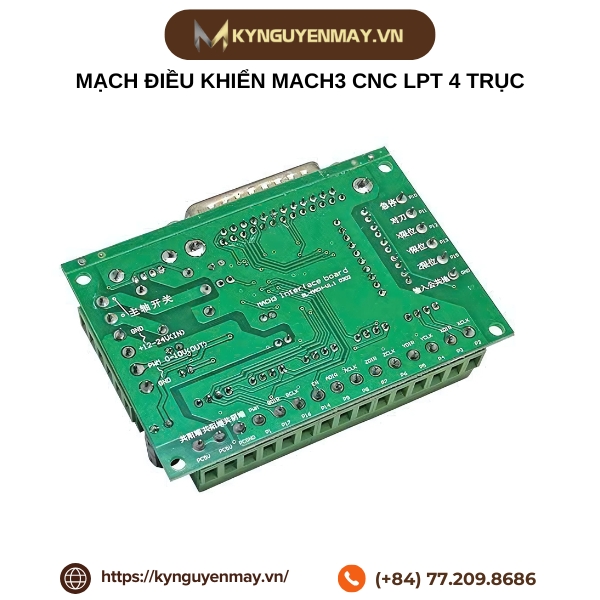 Mạch điều khiển Mach3 CNC LPT 4 trục