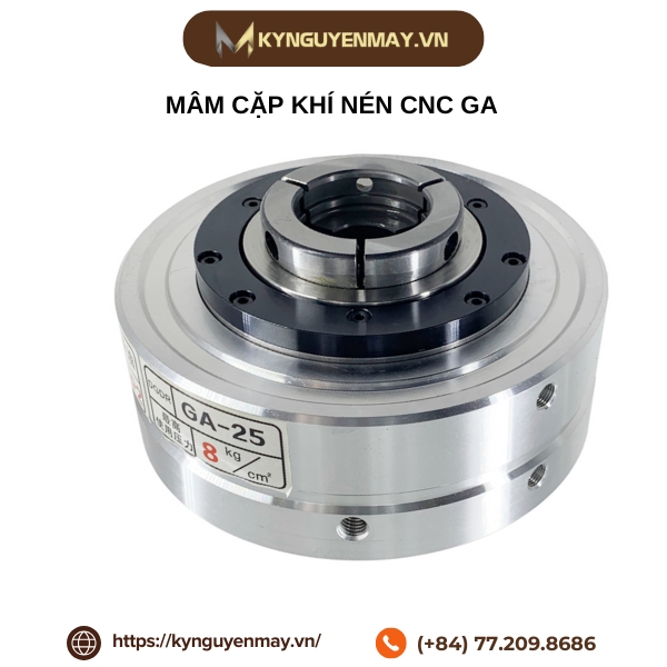 Mâm cặp khí nén GA