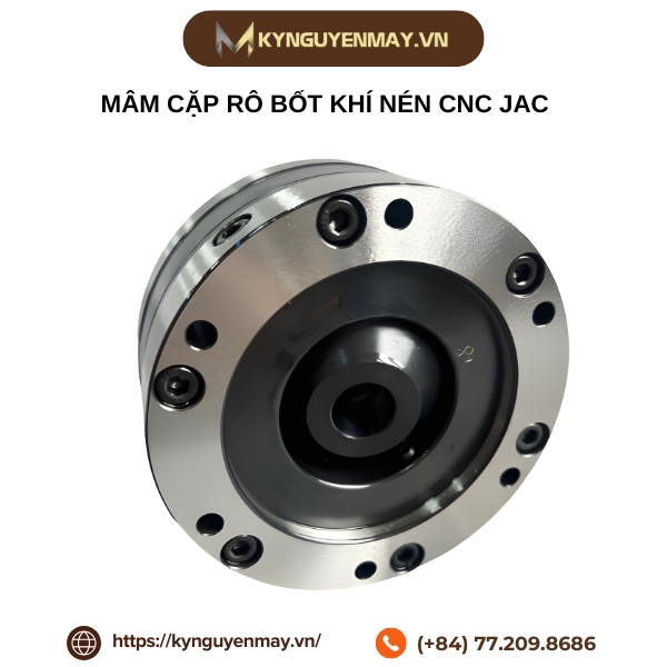 Mâm cặp rô bốt khí nén CNC JAC