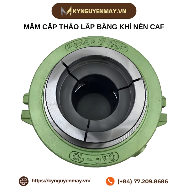 Mâm cặp tháo lắp bằng khí nén CAF