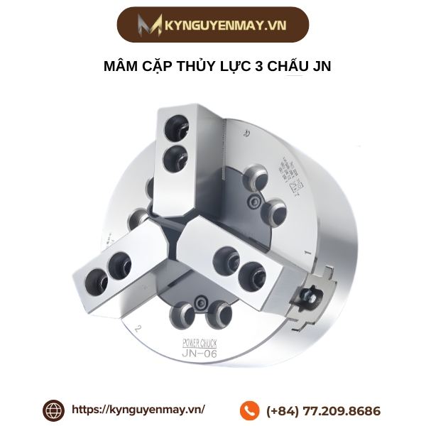 Mâm cặp thuỷ lực 3 chấu JN