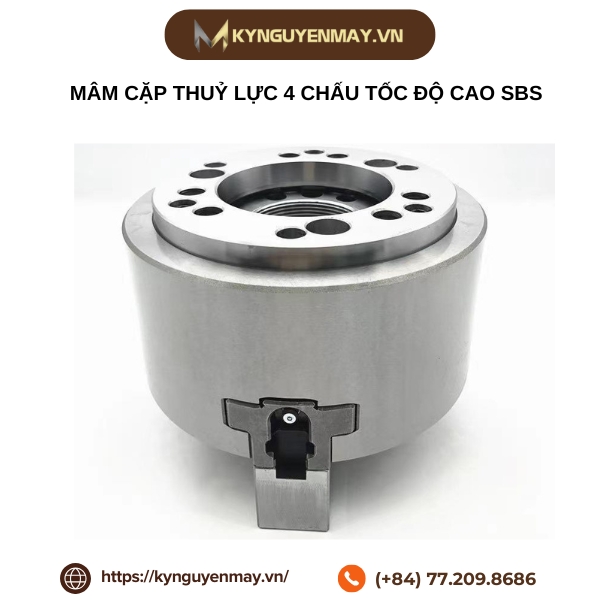 Mâm cặp thuỷ lực 4 chấu tốc độ cao SBS