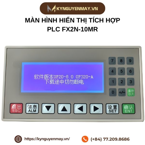 Màn hình hiển thị tích hợp PLC FX2N-10MR