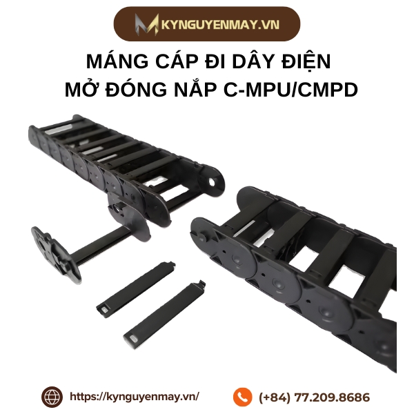 Máng cáp đi dây điện có thể mở đóng nắp C-MPU/CMPD