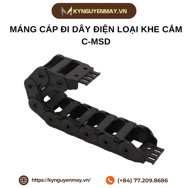 Máng cáp đi dây điện loại khe cắm C-MSD