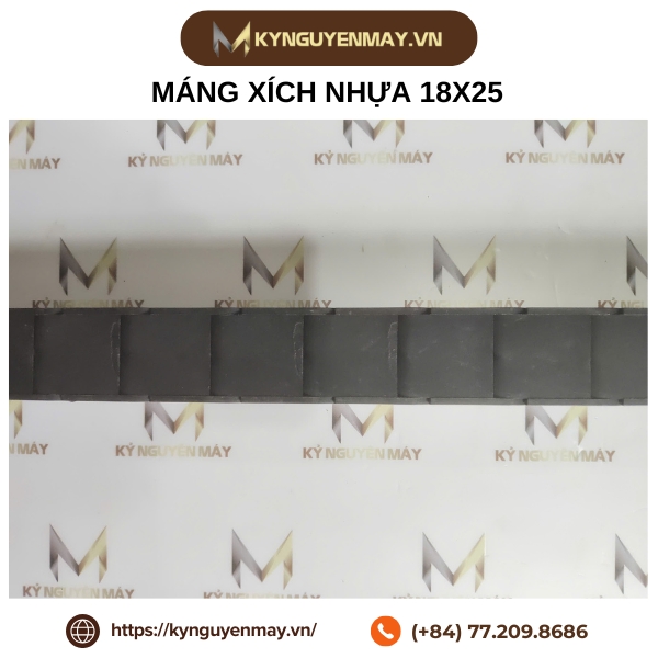 Dây xích nhựa - Máng xích nhựa luồn dây điện máy CNC