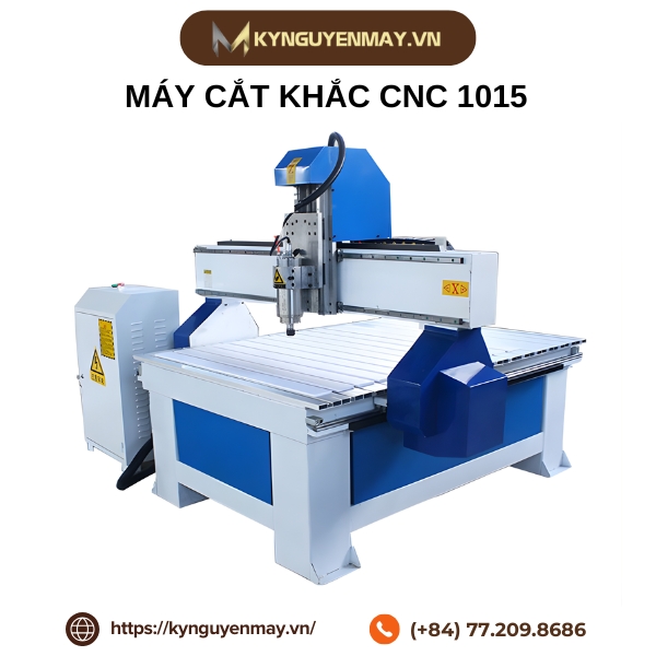 Máy cắt khắc CNC 1015 cắt gỗ nội thất biển quảng cáo hai đầu tự động