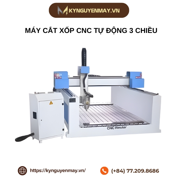 Máy cắt xốp CNC tự động 3 chiều