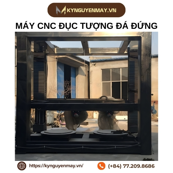 Máy CNC đục tượng đá đứng