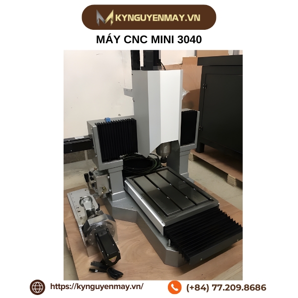 Máy CNC mini 3040 khung thép đúc
