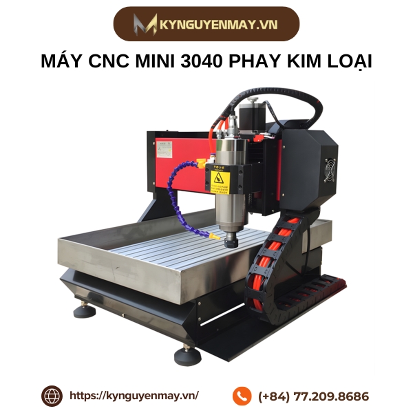Máy CNC mini 3040 phay kim loại