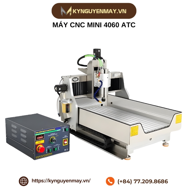 Máy CNC mini 4060 ATC thay dao tự động