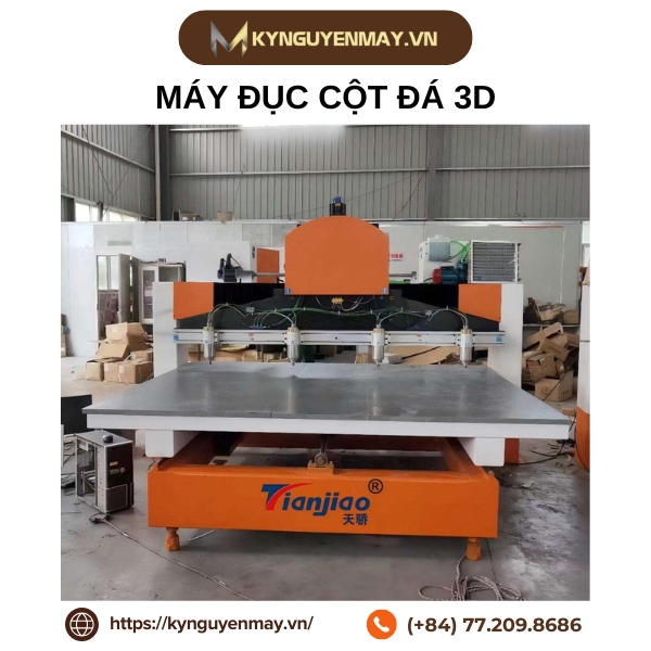 Máy đục cột đá 3D