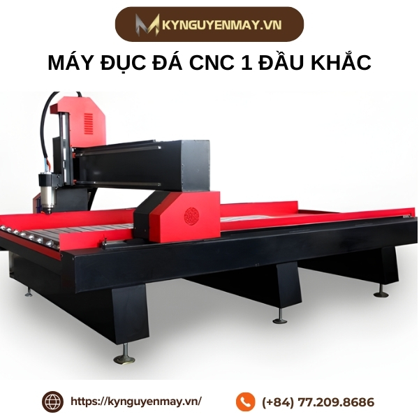 Máy đục đá CNC 1 đầu khắc