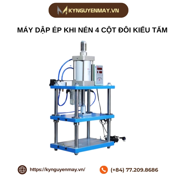 Máy dập ép khi nén 4 cột đôi kiểu tấm