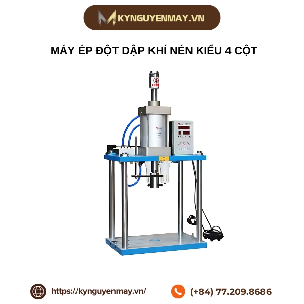 Máy ép đột dập khí nén kiểu 4 cột