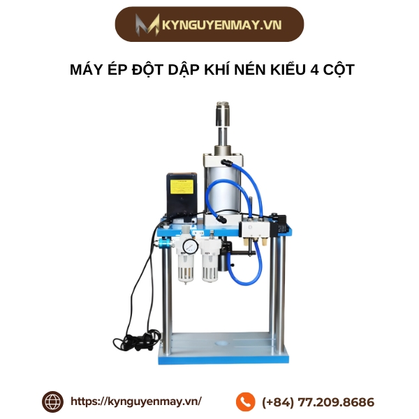 Máy ép đột dập khí nén kiểu 4 cột