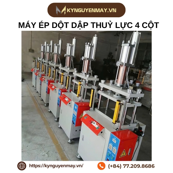 Máy ép đột dập thuỷ lực 4 cột BZH