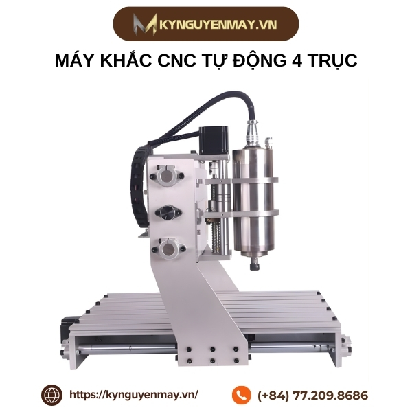 Máy khắc CNC tự động 4 trục