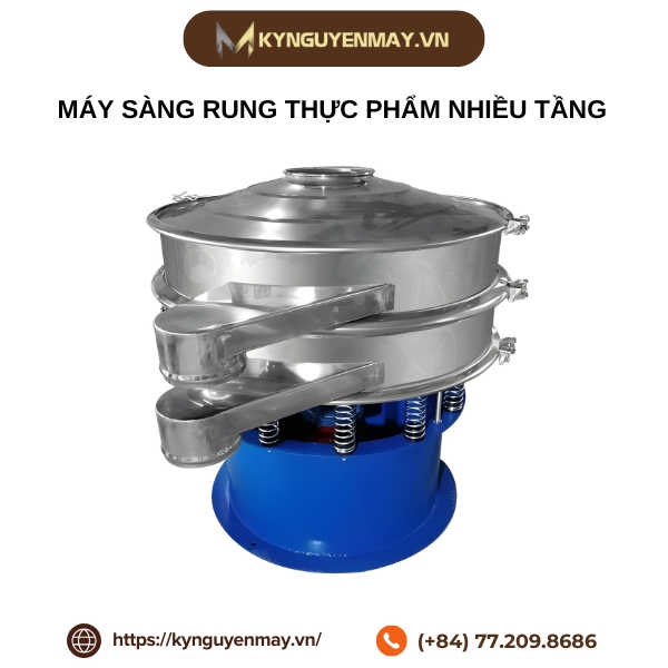 Máy sàng rung thực phẩm nhiều tầng