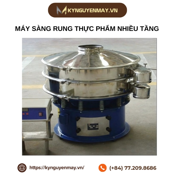 Máy sàng rung thực phẩm nhiều tầng