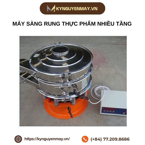 Máy sàng rung thực phẩm nhiều tầng