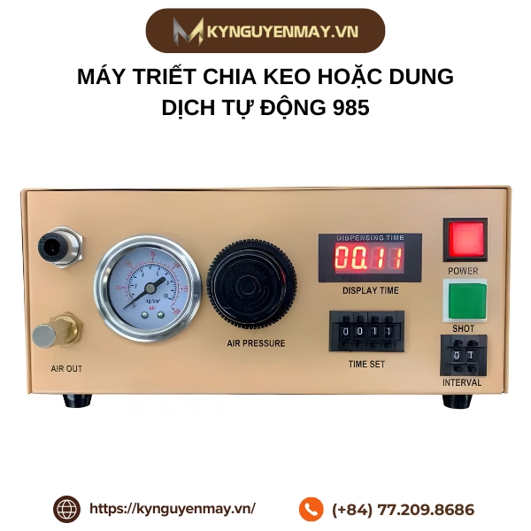 Máy triết chia keo hoặc dung dịch tự động 985