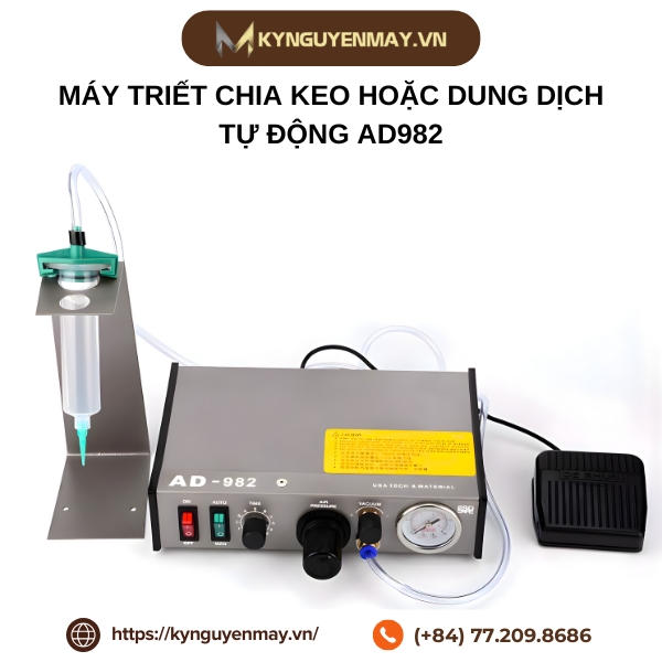 Máy triết chia keo hoặc dung dịch tự động AD982