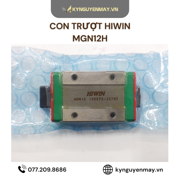 Con trượt HIWIN MGN-H | MGN7H, MGN9H, MGN12H, MGN15H