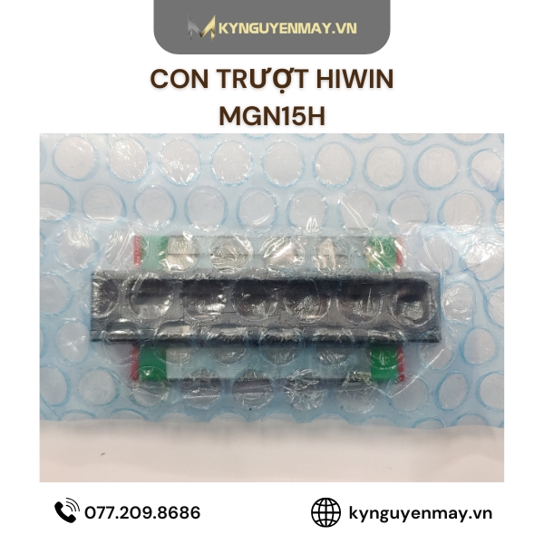 Con trượt HIWIN MGN-H | MGN7H, MGN9H, MGN12H, MGN15H