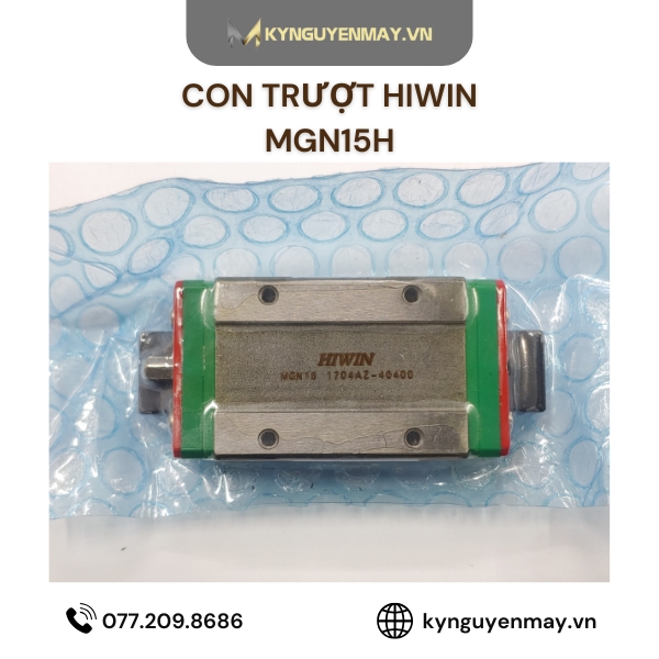 Con trượt HIWIN MGN-H | MGN7H, MGN9H, MGN12H, MGN15H