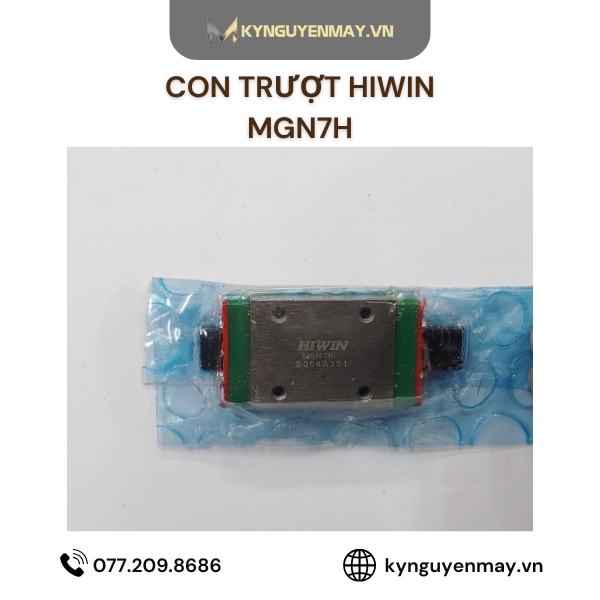Con trượt HIWIN MGN-H | MGN7H, MGN9H, MGN12H, MGN15H