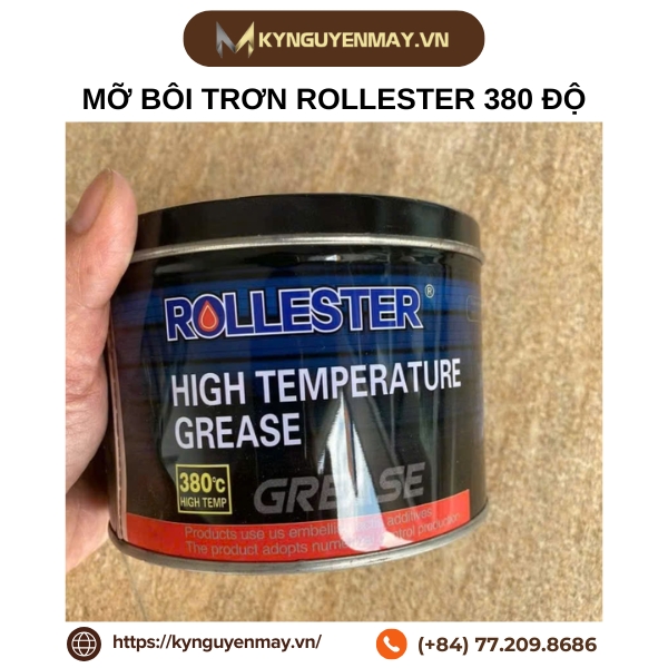 Mỡ bôi trơn chịu nhiệt cao 380 độ ROLLESTER