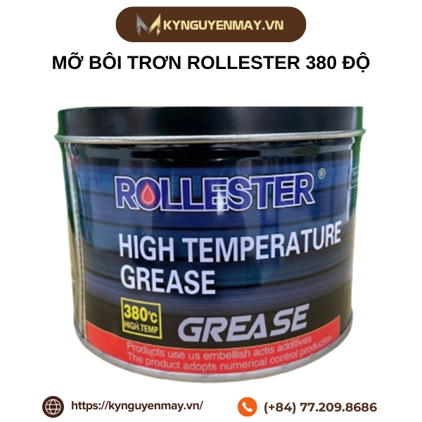Mỡ bôi trơn chịu nhiệt cao 380 độ ROLLESTER
